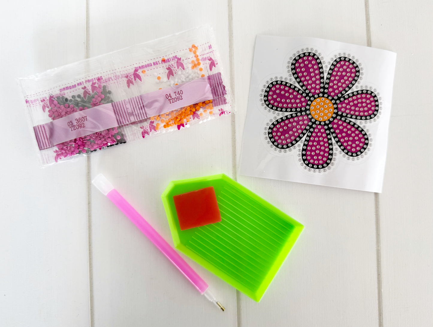 Daisy Diamond Painting Sticker