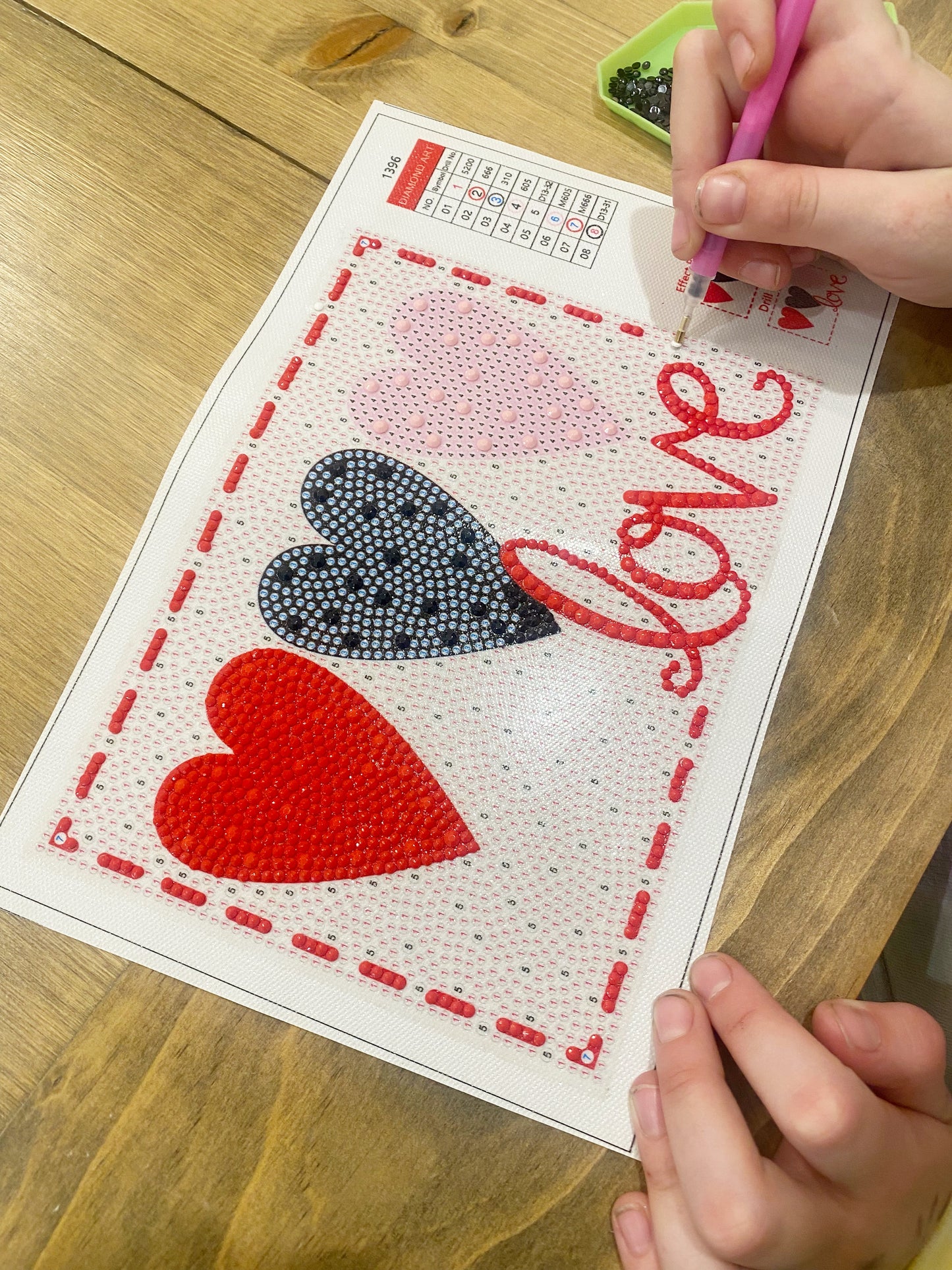 Hearts Diamond Painting Kit