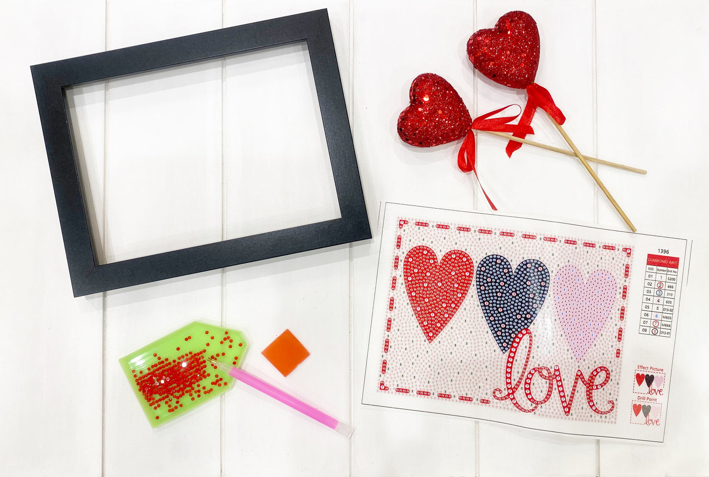 Hearts Diamond Painting Kit