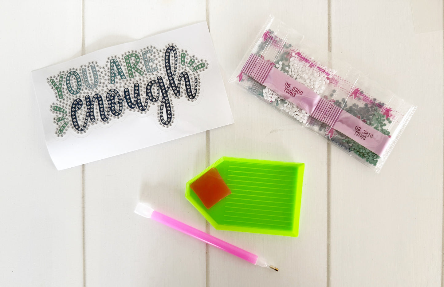 You Are Enough Diamond Painting Sticker