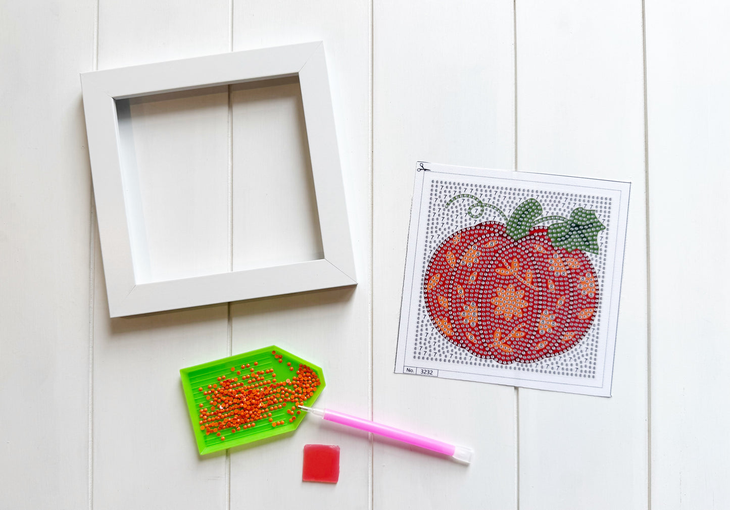 Flower Pumpkin Diamond Art Kit